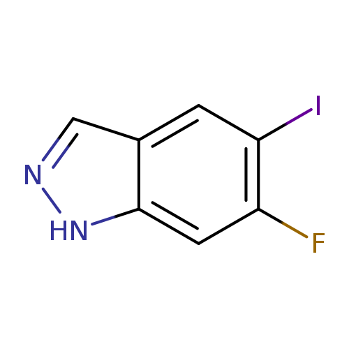 1H-Indazole, 6-fluoro-5-iodo-
