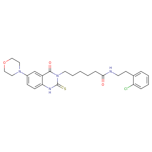 N-[2-(2-chlorophenyl)ethyl]-6-[6-(morpholin-4-yl)-4-oxo-2-sulfanylidene-1,2,3,4-tetrahydroquinazolin-3-yl]hexanamide