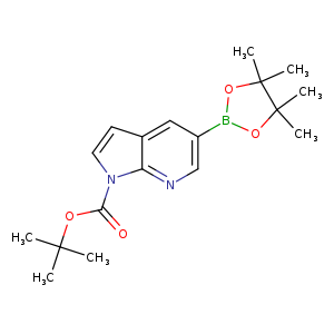 tert-Butyl5-(4,4,5,5-tetramethyl-1,3,2-dioxaborolan-2-yl)-1H-pyrrolo[2,3-b]pyridine-1-carboxylate