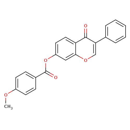 4-oxo-3-phenyl-4H-chromen-7-yl 4-methoxybenzoate