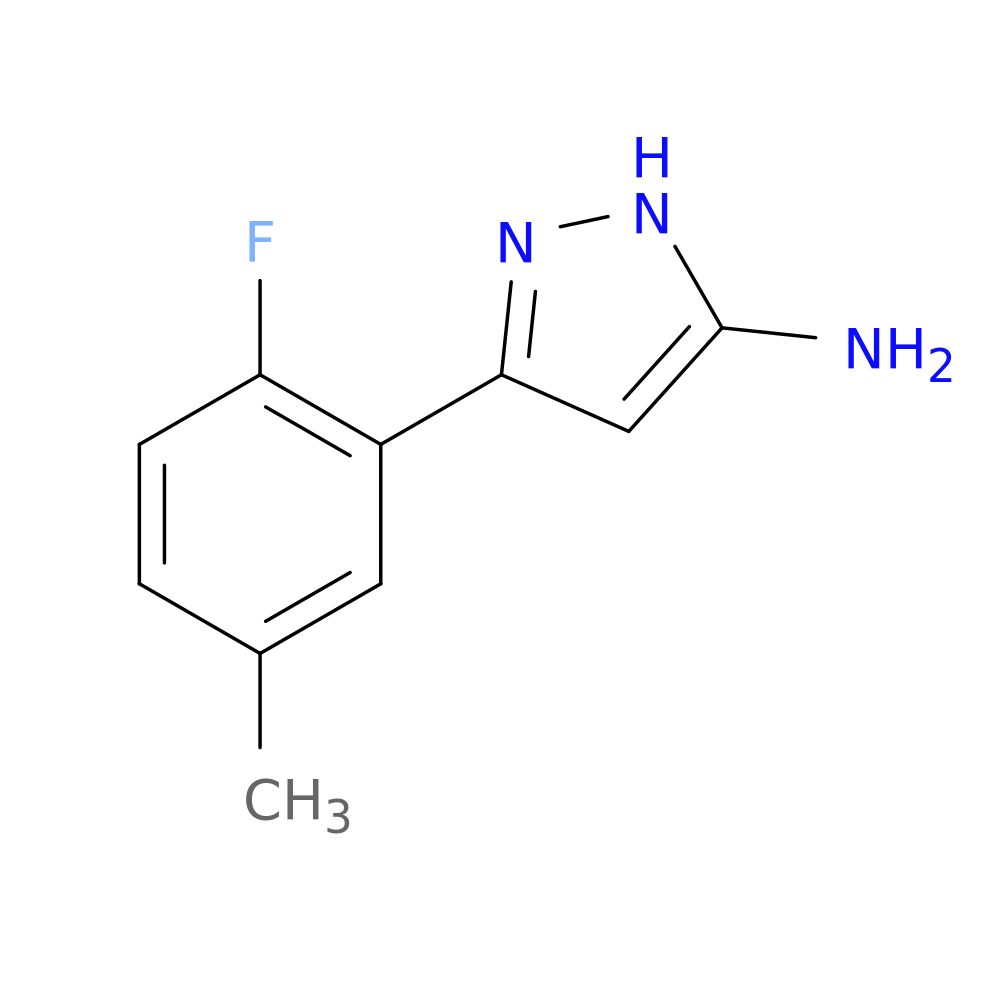 3-(2-FLUORO-5-METHYLPHENYL)-1H-PYRAZOL-5-AMINE