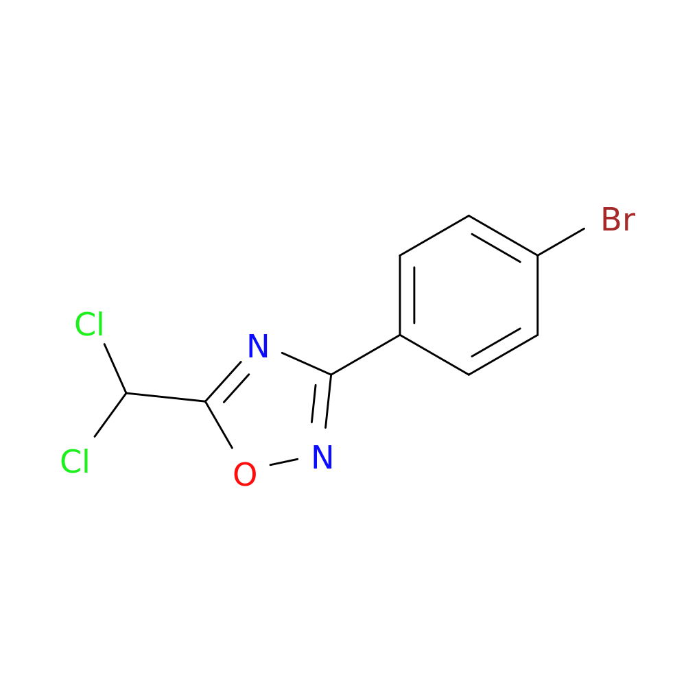 3-(4-Bromophenyl)-5-(dichloromethyl)-1,2,4-oxadiazole