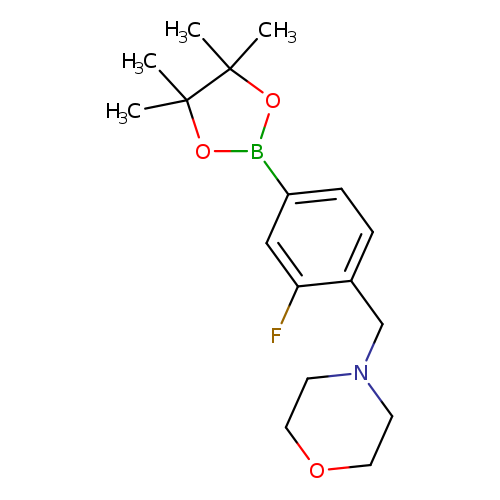 3-FLUORO-4-(N-MORPHOLINOMETHYL)PHENYLBORONIC ACID, PINACOL ESTER