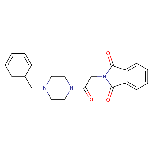 2-[2-(4-benzylpiperazin-1-yl)-2-oxoethyl]-2,3-dihydro-1H-isoindole-1,3-dione