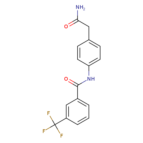 N-[4-(carbamoylmethyl)phenyl]-3-(trifluoromethyl)benzamide