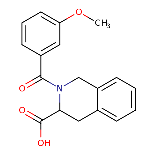 2-(3-Methoxybenzoyl)-1,2,3,4-tetrahydroisoquinoline-3-carboxylic acid