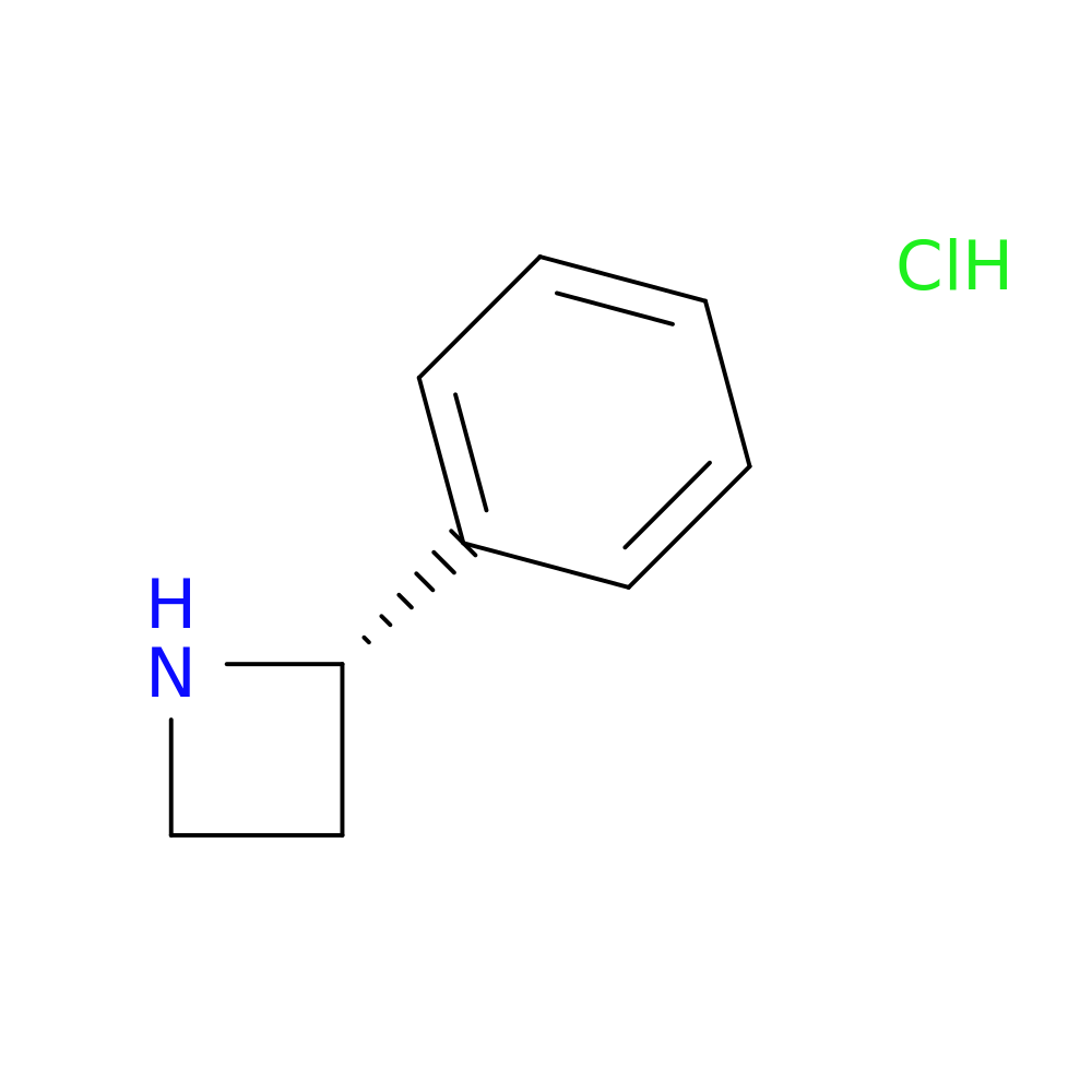 (2S)-2-phenylazetidine hydrochloride
