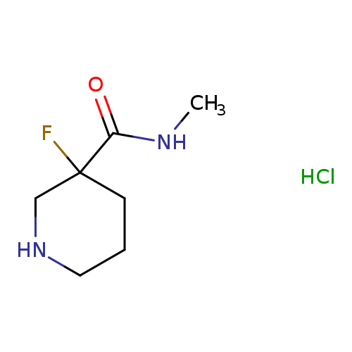 3-fluoro-N-methylpiperidine-3-carboxamidehydrochloride
