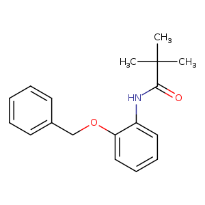 N-[2-(benzyloxy)phenyl]-2,2-dimethylpropanamide