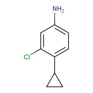 Benzenamine, 3-chloro-4-cyclopropyl-