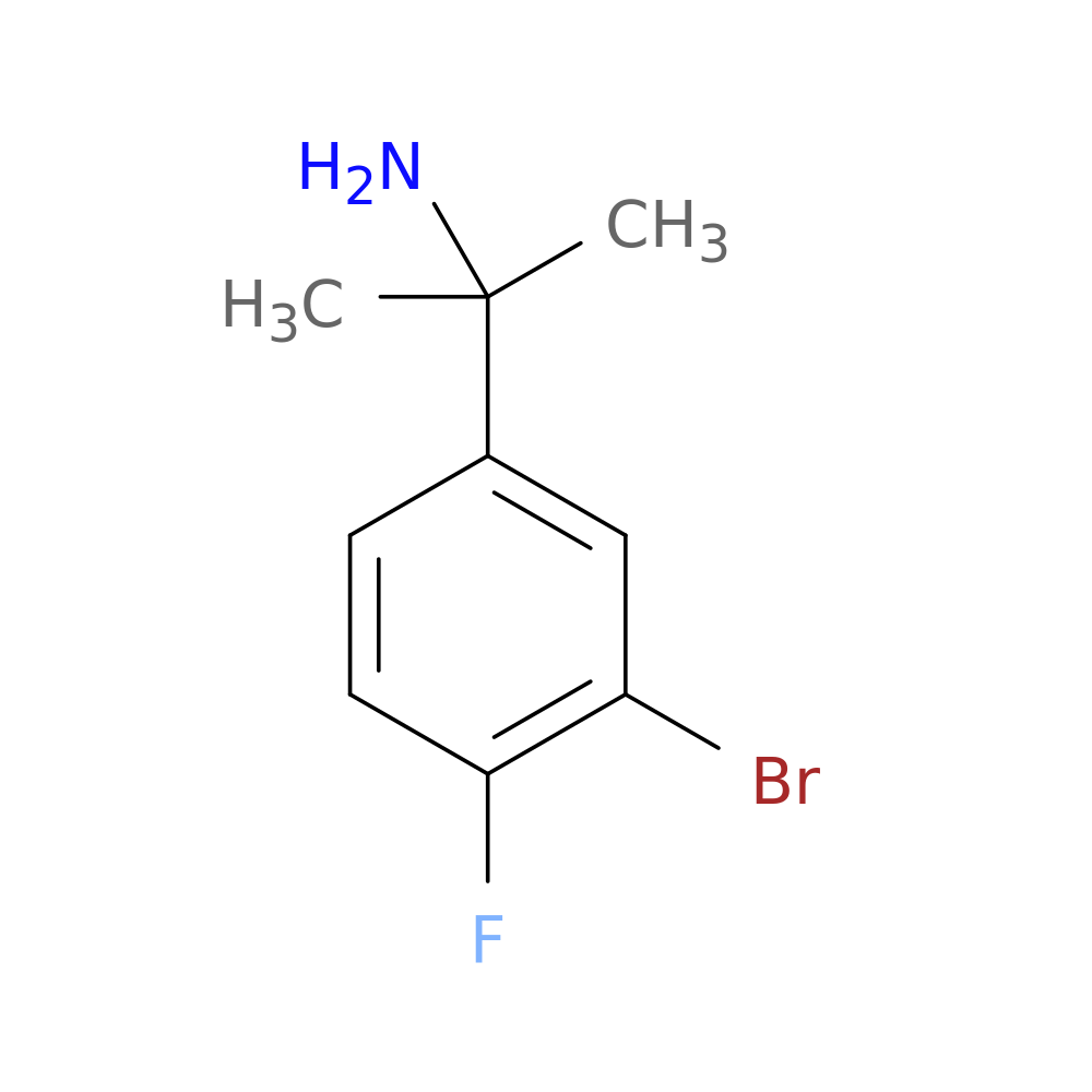 2-(3-bromo-4-fluorophenyl)propan-2-amine