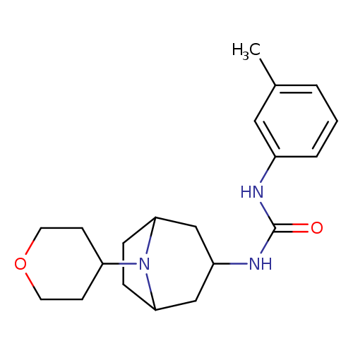 1-(3-methylphenyl)-3-[8-(oxan-4-yl)-8-azabicyclo[3.2.1]octan-3-yl]urea