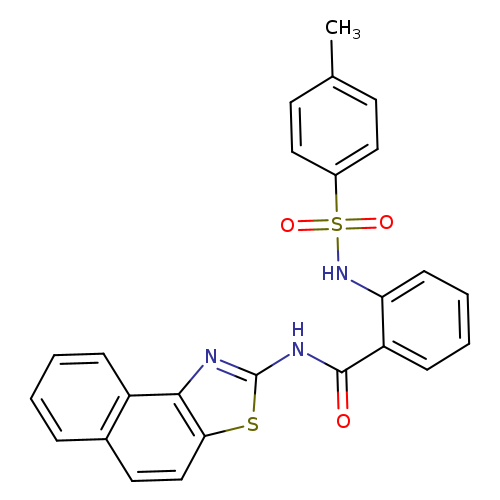 2-(4-methylbenzenesulfonamido)-N-{naphtho[1,2-d][1,3]thiazol-2-yl}benzamide