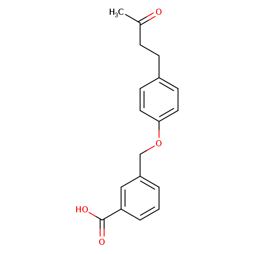 3-[4-(3-oxobutyl)phenoxymethyl]benzoic acid