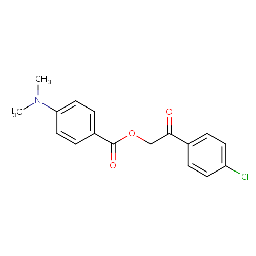 2-(4-chlorophenyl)-2-oxoethyl 4-(dimethylamino)benzoate