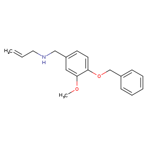{[4-(benzyloxy)-3-methoxyphenyl]methyl}(prop-2-en-1-yl)amine