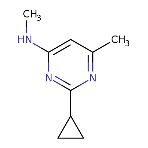 "2-cyclopropyl-N,6-dimethylpyrimidin-4-amine"