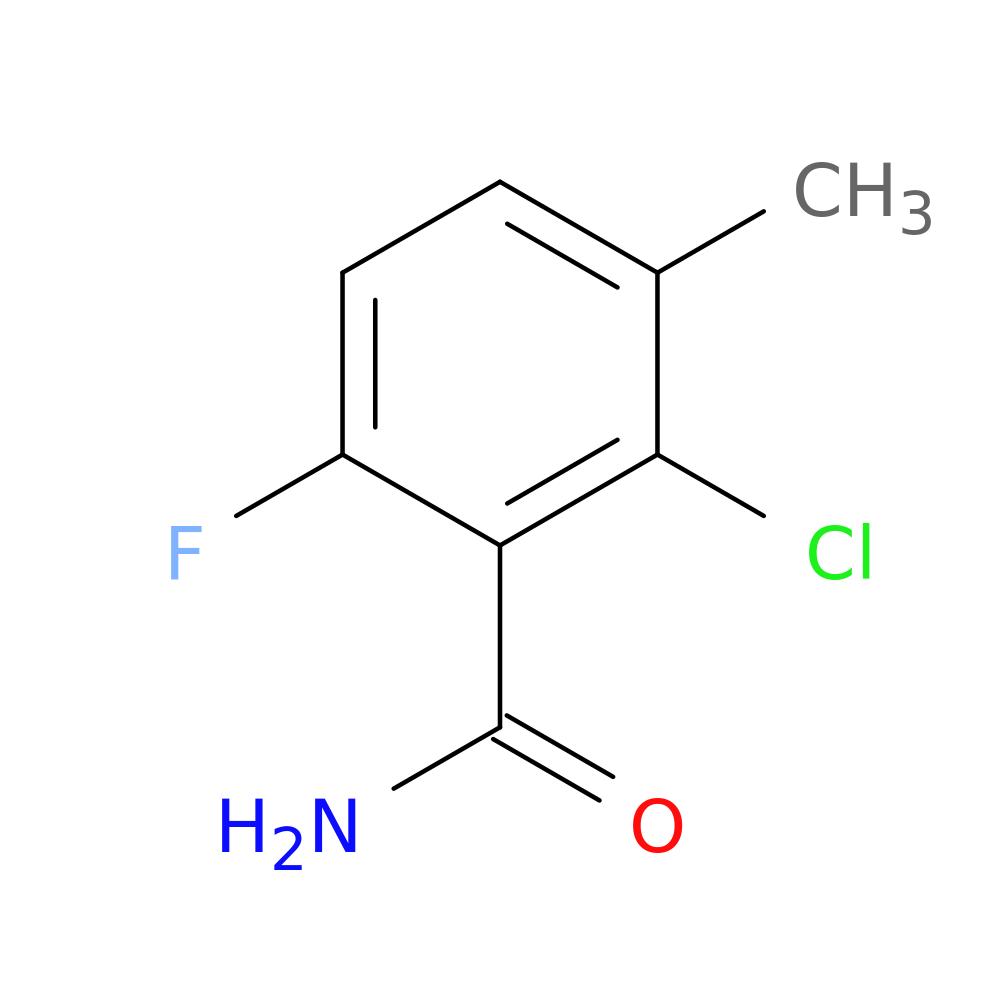 2-CHLORO-6-FLUORO-3-METHYLBENZAMIDE