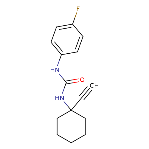 3-(1-ethynylcyclohexyl)-1-(4-fluorophenyl)urea