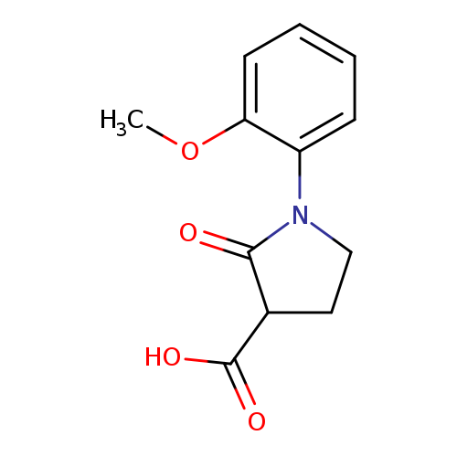 1-(2-Methoxyphenyl)-2-oxopyrrolidine-3-carboxylic acid