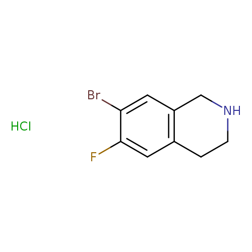 7-Bromo-6-fluoro-1,2,3,4-tetrahydroisoquinoline hydrochloride