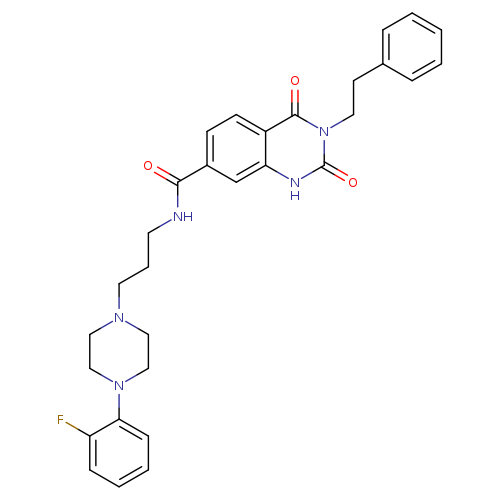 N-{3-[4-(2-fluorophenyl)piperazin-1-yl]propyl}-2,4-dioxo-3-(2-phenylethyl)-1,2,3,4-tetrahydroquinazoline-7-carboxamide