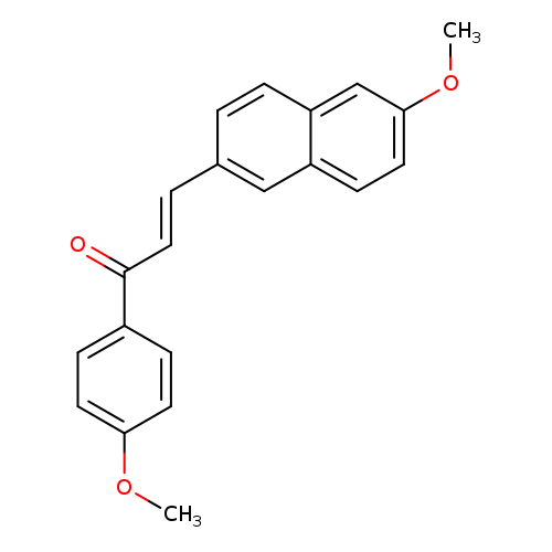 3-(6-methoxy-2-naphthyl)-1-(4-methoxyphenyl)-2-propen-1-one