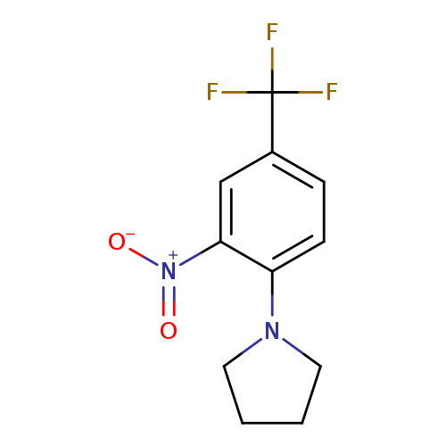 N-[2-Nitro-4-(trifluoromethyl)phenyl]pyrrolidine