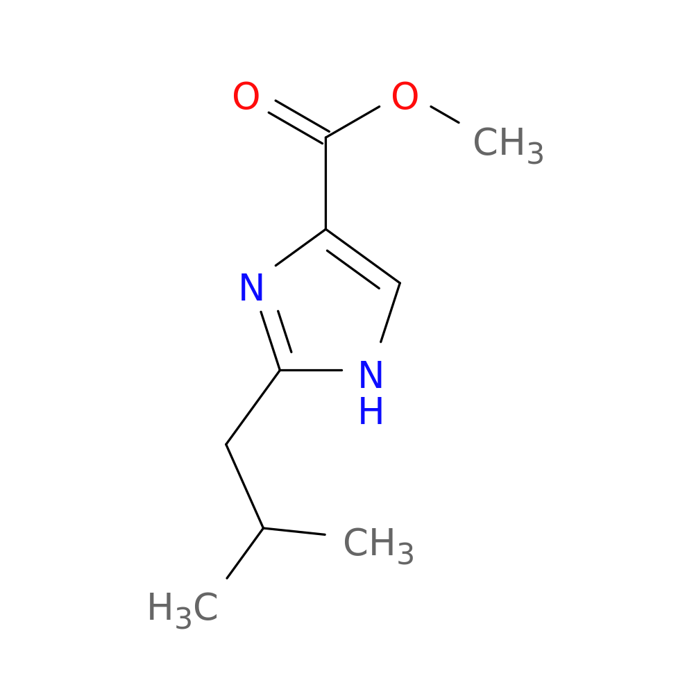 methyl 2-(2-methylpropyl)-1H-imidazole-4-carboxylate