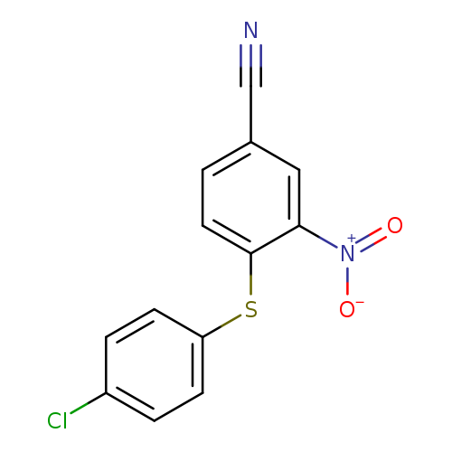 4-((4-Chlorophenyl)thio)-3-nitrobenzonitrile
