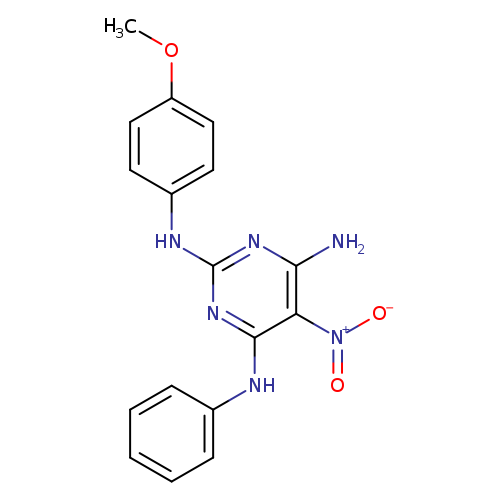 N2-(4-methoxyphenyl)-5-nitro-N4-phenylpyrimidine-2,4,6-triamine