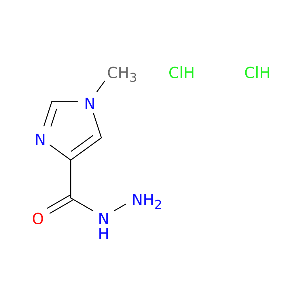 1-methyl-1H-imidazole-4-carbohydrazide dihydrochloride