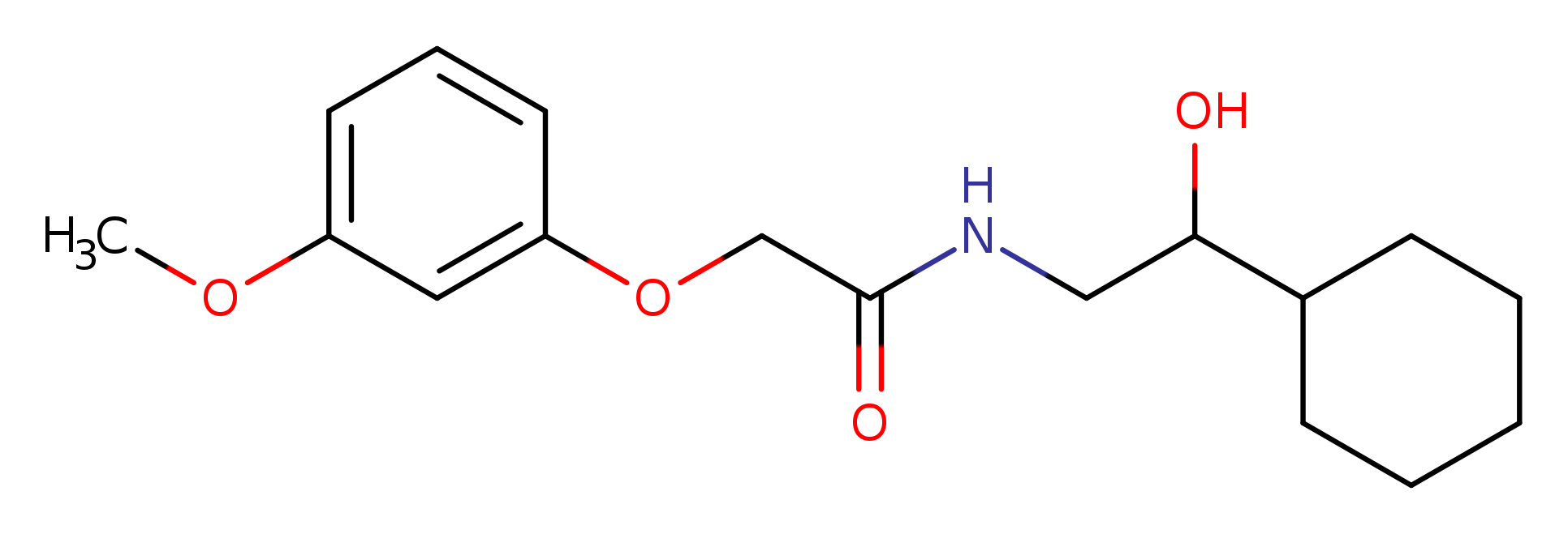 N-(2-cyclohexyl-2-hydroxyethyl)-2-(3-methoxyphenoxy)acetamide
