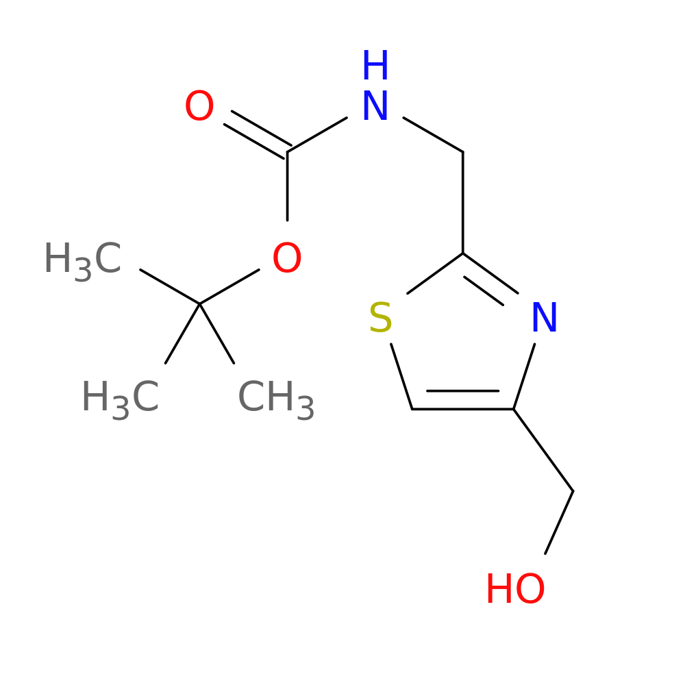 tert-butyl N-{[4-(hydroxymethyl)-1,3-thiazol-2-yl]methyl}carbamate