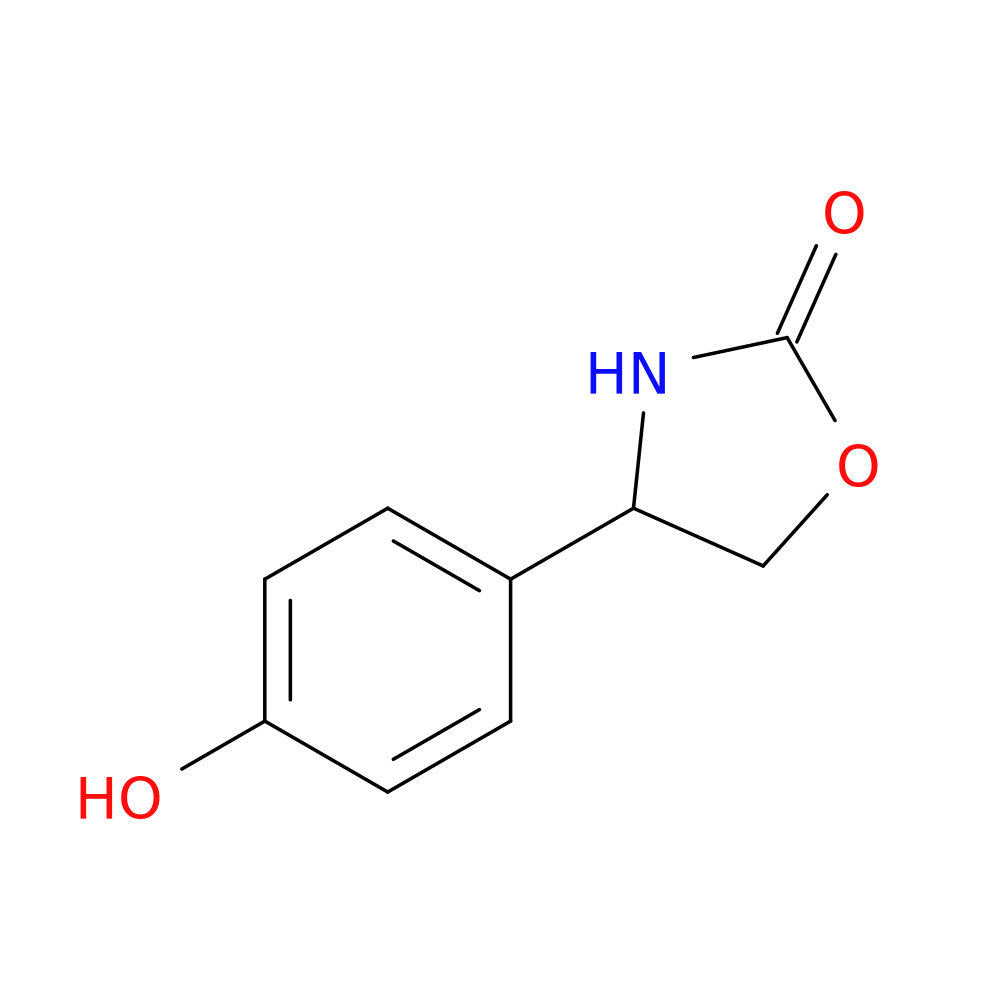 4-(4-hydroxyphenyl)-1,3-oxazolidin-2-one