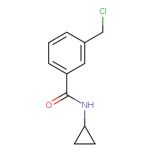 3-(chloromethyl)-N-cyclopropylbenzamide