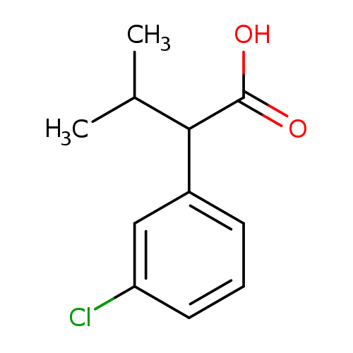 2-(3-chlorophenyl)-3-methylbutanoic acid