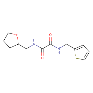 N'-[(oxolan-2-yl)methyl]-N-[(thiophen-2-yl)methyl]ethanediamide