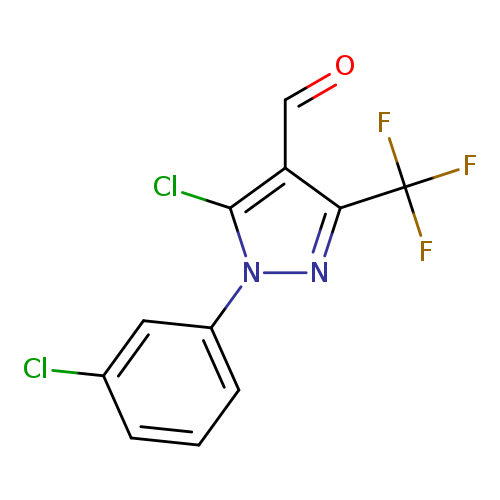 5-chloro-1-(3-chlorophenyl)-3-(trifluoromethyl)-1H-pyrazole-4-carbaldehyde
