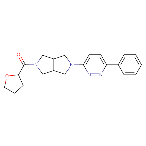 3-[5-(oxolane-2-carbonyl)-octahydropyrrolo[3,4-c]pyrrol-2-yl]-6-phenylpyridazine