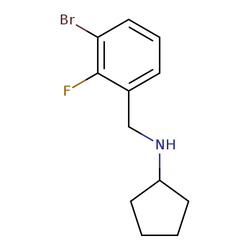 1-Bromo-2-fluoro-3-(cyclopentylaminomethyl)benzene