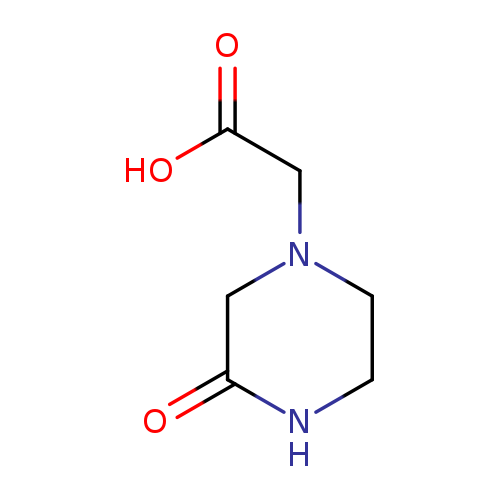 1-Piperazineacetic acid, 3-oxo-