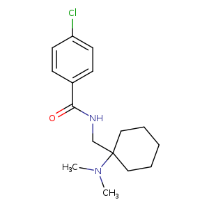 4-​Chloro-​N-​[[1-​(dimethylamino)​cyclohexyl]​methyl]​-benzamide