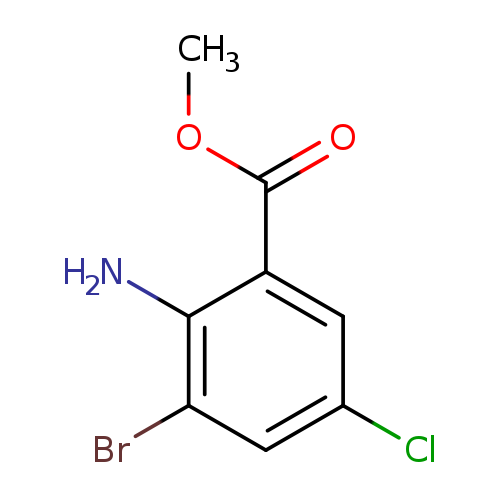 Benzoic acid, 2-aMino-3-broMo-5-chloro-, Methyl ester