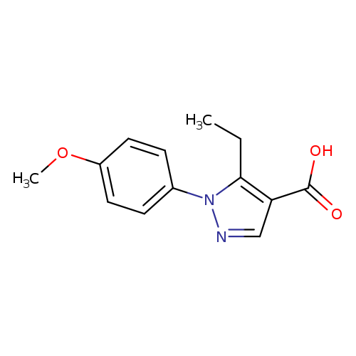 5-Ethyl-1-(4-methoxyphenyl)-1h-pyrazole-4-carboxylic acid