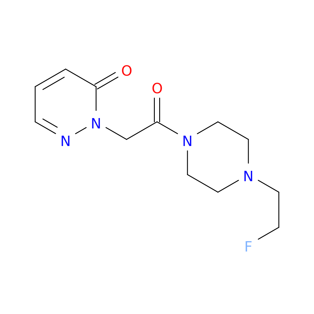 2-{2-[4-(2-fluoroethyl)piperazin-1-yl]-2-oxoethyl}-2,3-dihydropyridazin-3-one
