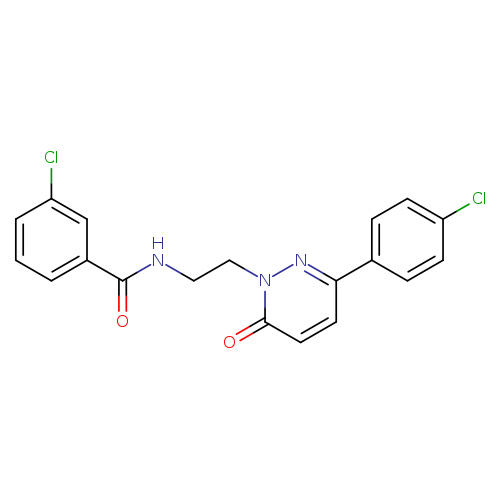 3-chloro-N-{2-[3-(4-chlorophenyl)-6-oxo-1,6-dihydropyridazin-1-yl]ethyl}benzamide