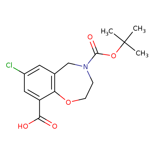 4-[(tert-butoxy)carbonyl]-7-chloro-2,3,4,5-tetrahydro-1,4-benzoxazepine-9-carboxylic acid