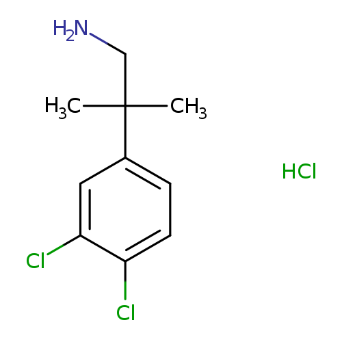 2-(3,4-Dichlorophenyl)-2-methylpropylamine HCl