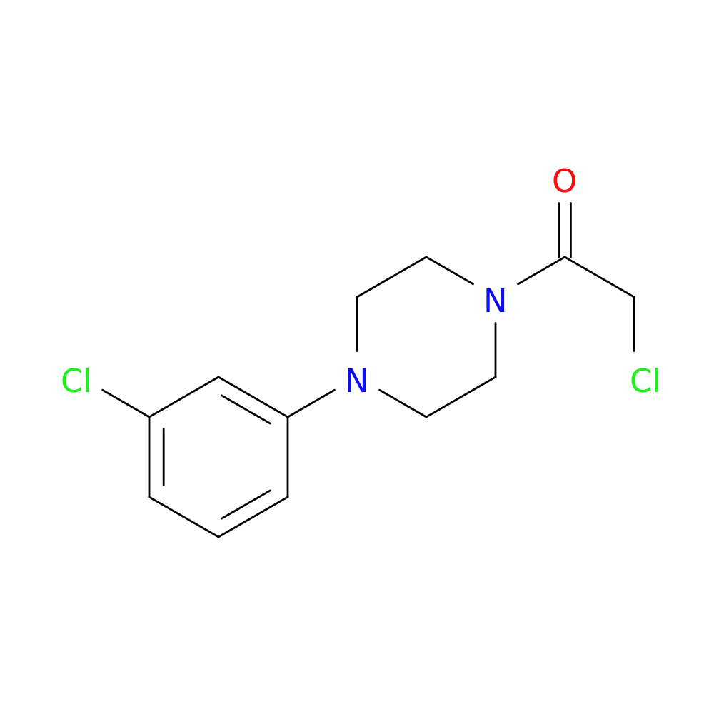 2-chloro-1-[4-(3-chlorophenyl)piperazin-1-yl]ethan-1-one